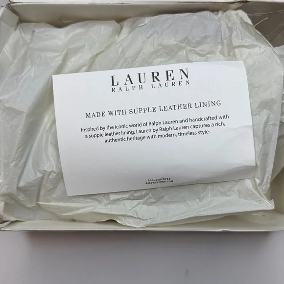 Lauren Ralph Lauren Women's Gwen Ankle-Strap Dress Sandals- Polo Tan- Size 6 - Picture 10 of 10